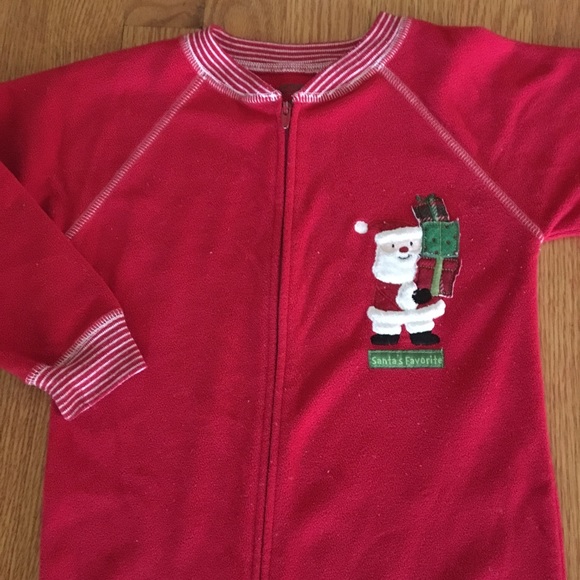 Carters 3T of Christmas Footsie Pajamas - Picture 3 of 8